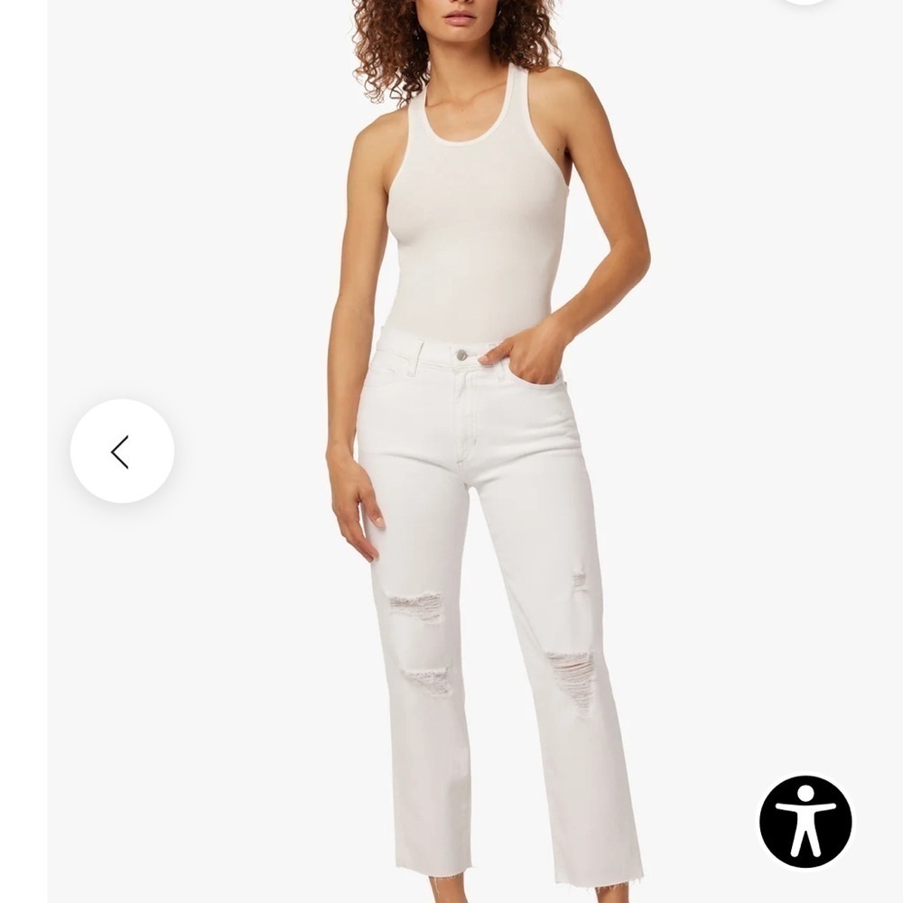 JOE’S HIGH RISE STRAIGHT CROP // FLAWLESS // CUT HEM // ARISTA